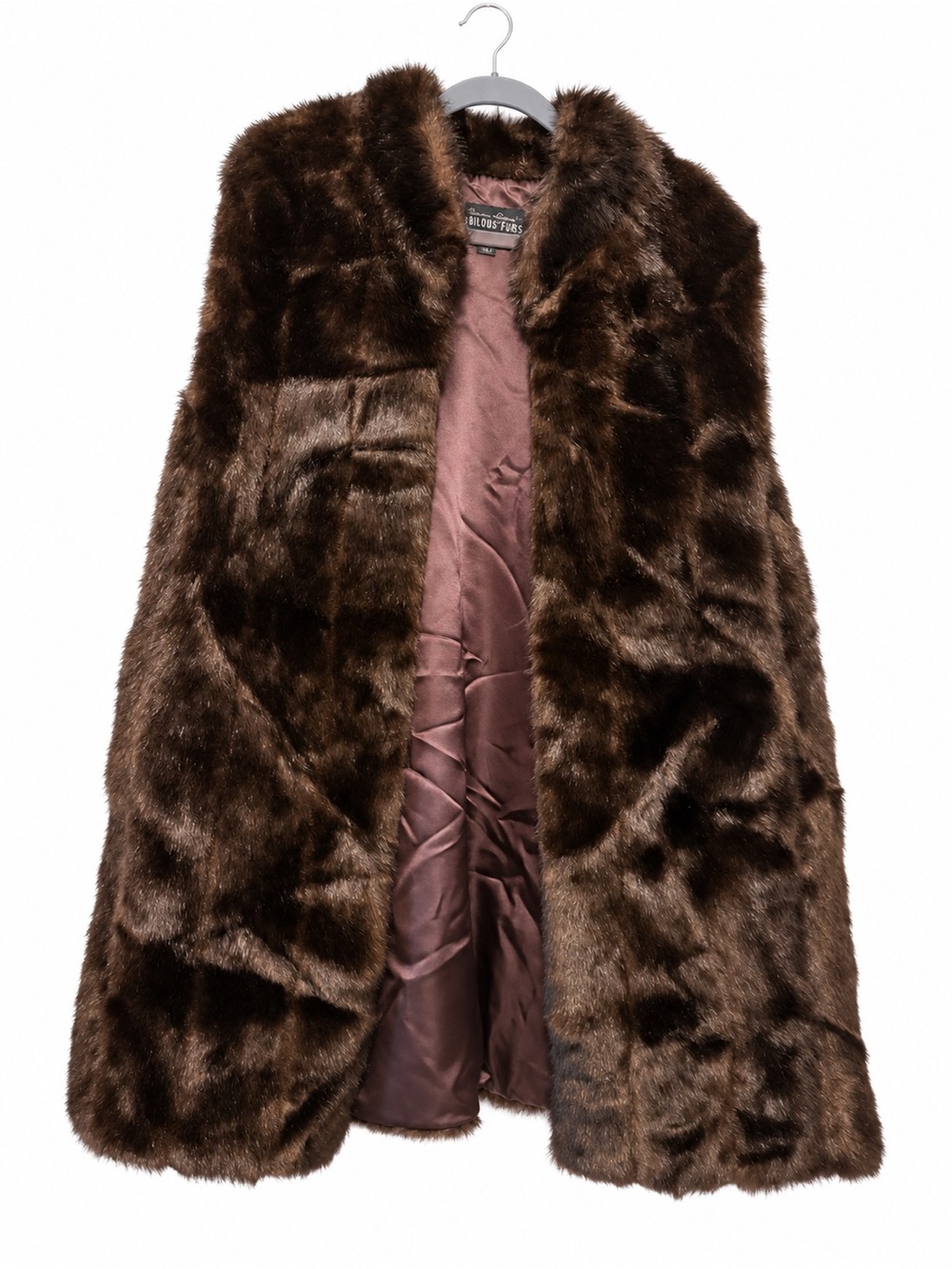Donna Salyer’s Fabulous faux  Furs Dark Brown Faux Fur vest Coat